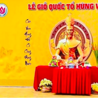 Trường trung học phổ thông Hoa Sen cơ sở III long trọng tổ chức lễ giỗ tổ Hùng Vương