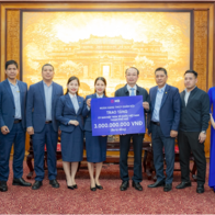 Ngân hàng TMCP Quân đội đóng góp 3 tỷ đồng hỗ trợ thành phố Huế khắc phục hậu quả thiên tai